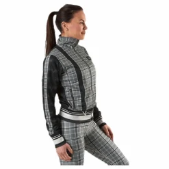 Gavelo Track Jacket GLNCHCK 3 Black/Beige* Jackor|Träning