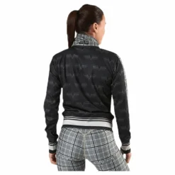 Gavelo Track Jacket GLNCHCK 3 Black/Beige* Jackor|Träning