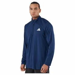 adidas Train Essentials Seasonal Training 1/4-Zip Long Sleeve Sweatshirt Dark Blue* Träning|Tröjor