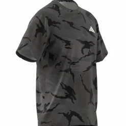 adidas Train Essentials Seasonal Camo T-Shirt Dark Grey* Träning|T-Shirts