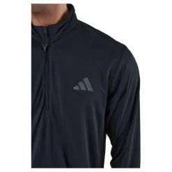 adidas Train Essentials Seasonal Training 1/4-Zip Long Sleeve Sweatshirt Black* Träning|Tröjor