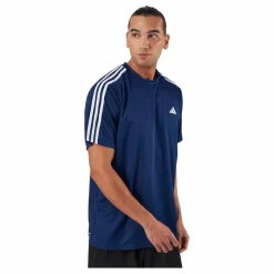 adidas Train Essentials 3-Stripes Training T-Shirt Dark Blue / White* Träning|T-Shirts