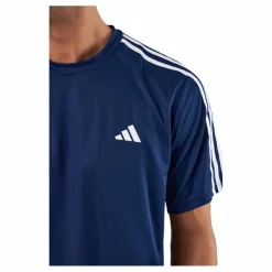adidas Train Essentials 3-Stripes Training T-Shirt Dark Blue / White* Träning|T-Shirts