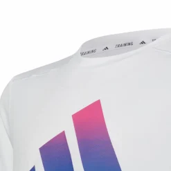 adidas Train Icons AEROREADY Logo T-Shirt White*Barn T-Shirts|Träning