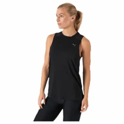 Puma Train Mesh Panel Tank Black* Linnen|Träning