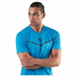 Puma Train Thermo R+ BND Short Sleeve Tee Blue* T-Shirts|Träning