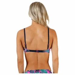 Salming Tropic Garden Padded Bandeau Pink/Blue/Green* Simning|Badkläder