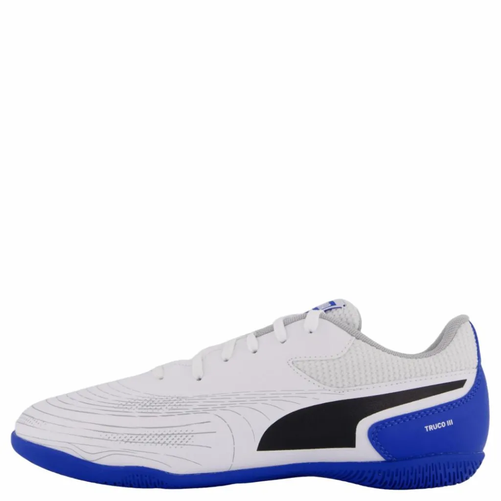 Puma Truco Iii Jr Indoor White- Black- Tea*Barn Fotboll|Träningsskor