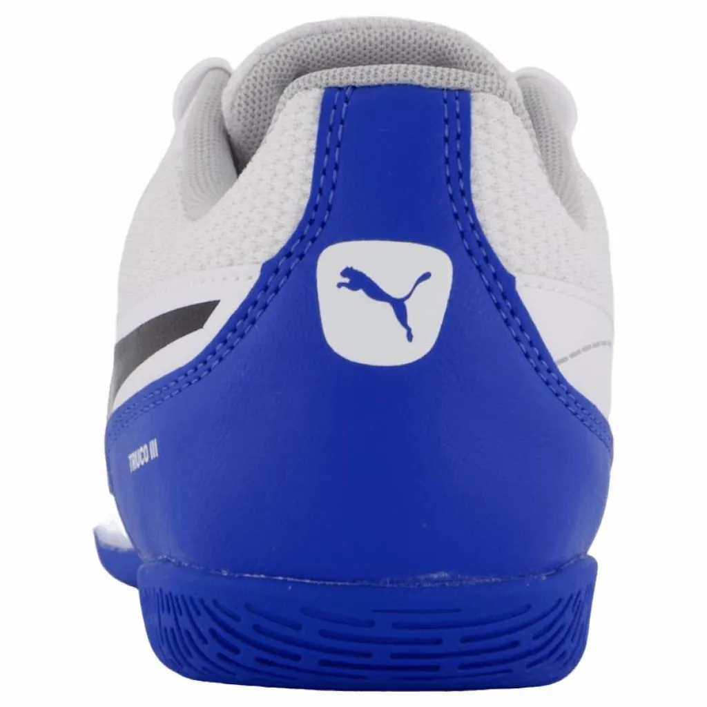 Puma Truco Iii Jr Indoor White- Black- Tea*Barn Fotboll|Träningsskor