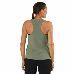 BLACC Trust Rib Tank Green* Yoga|Linnen