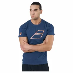 Babolat T-shirt Big Flag Blue* Racketsporter|T-Shirts