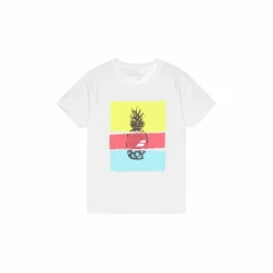 Babolat T-shirt Exercise Message White/angel Blue* Racketsporter|T-Shirts