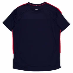 Fila T-shirt Gabriel Navy/redcomb.* Racketsporter|T-Shirts