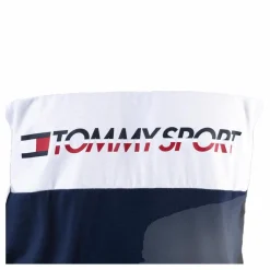 Tommy Hilfiger Sport T-Shirt Logo Driver Blue* T-Shirts|Träning