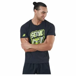 Babolat T-shirt  Message Black* Racketsporter|T-Shirts