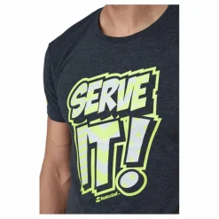 Babolat T-shirt  Message Black* Racketsporter|T-Shirts