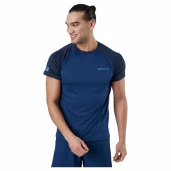 Babolat T-shirt Play Crew Neck Blue* Racketsporter