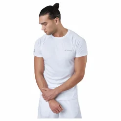 Babolat T-shirt Play Crew Neck White* Racketsporter|T-Shirts