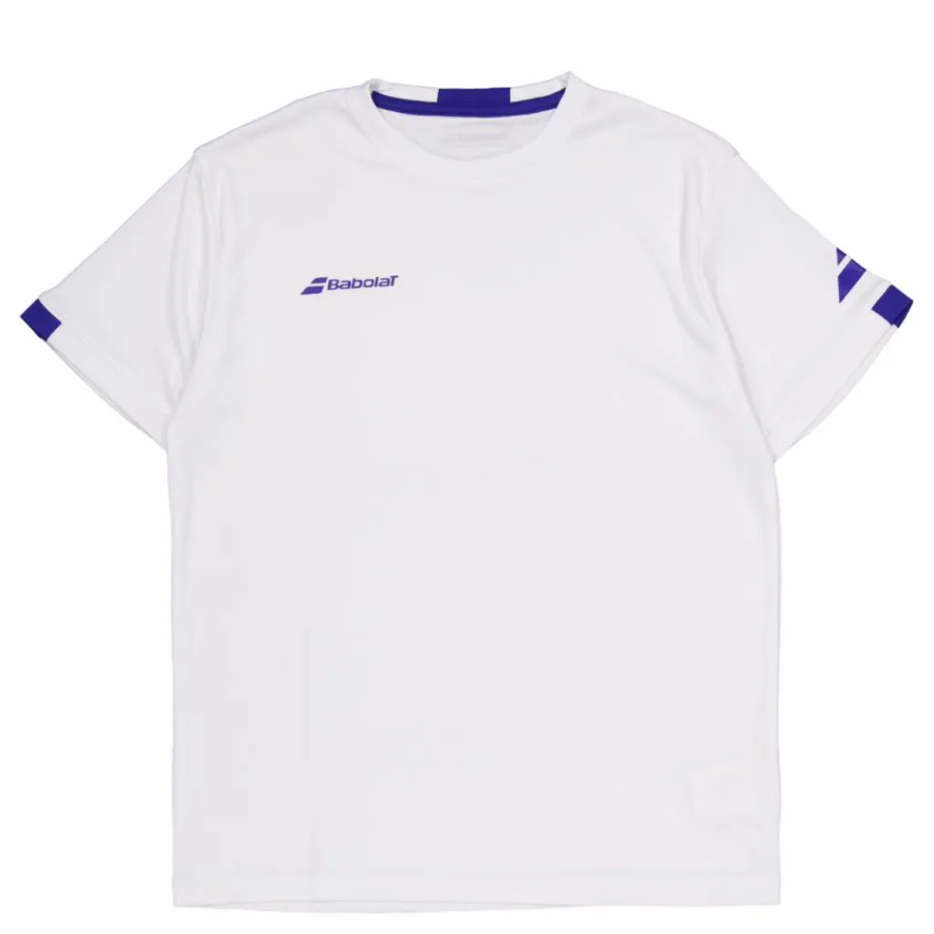 Babolat T-shirt Play Crew Neck White*Barn Racketsporter|T-Shirts