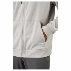 Under Armour Ua Armour Fleece Fz Hoodie Ghost Gray* Tröjor|Träning