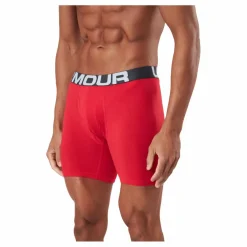 Under Armour Ua Charged Cotton 6in 3 Pack Red* Underkläder|Löpning