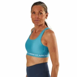 Under Armour Ua Crossback Mid Bra Glacier Blue* Träning|Sport-Bh:Ar