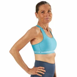 Under Armour Ua Crossback Mid Bra Glacier Blue* Träning|Sport-Bh:Ar