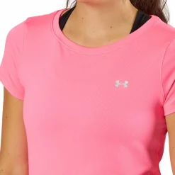 Under Armour Ua Hg Armour Ss Pink Punk* Träning|T-Shirts