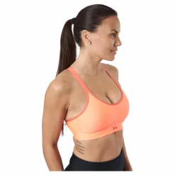 Under Armour Ua Infinity Mid Covered Electric Tangerine / Vermillio* Löpning|Sport-Bh:Ar