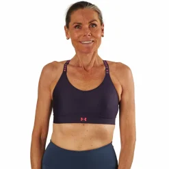 Under Armour Ua Infinity Mid Covered Tux Purple* Träning|Sport-Bh:Ar