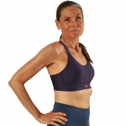 Under Armour Ua Infinity Mid Covered Tux Purple* Träning|Sport-Bh:Ar