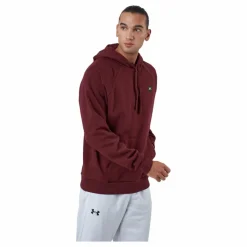 Under Armour Ua Rival Fleece Hoodie Chestnut Red* Tröjor|Träning