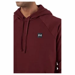 Under Armour Ua Rival Fleece Hoodie Chestnut Red* Tröjor|Träning