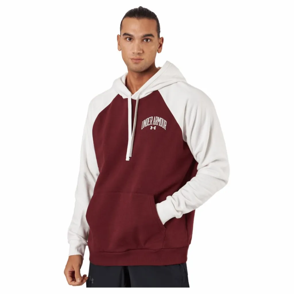 Under Armour Ua Rival Wm Colorblock Hd Chestnut Red* Tröjor|Träning