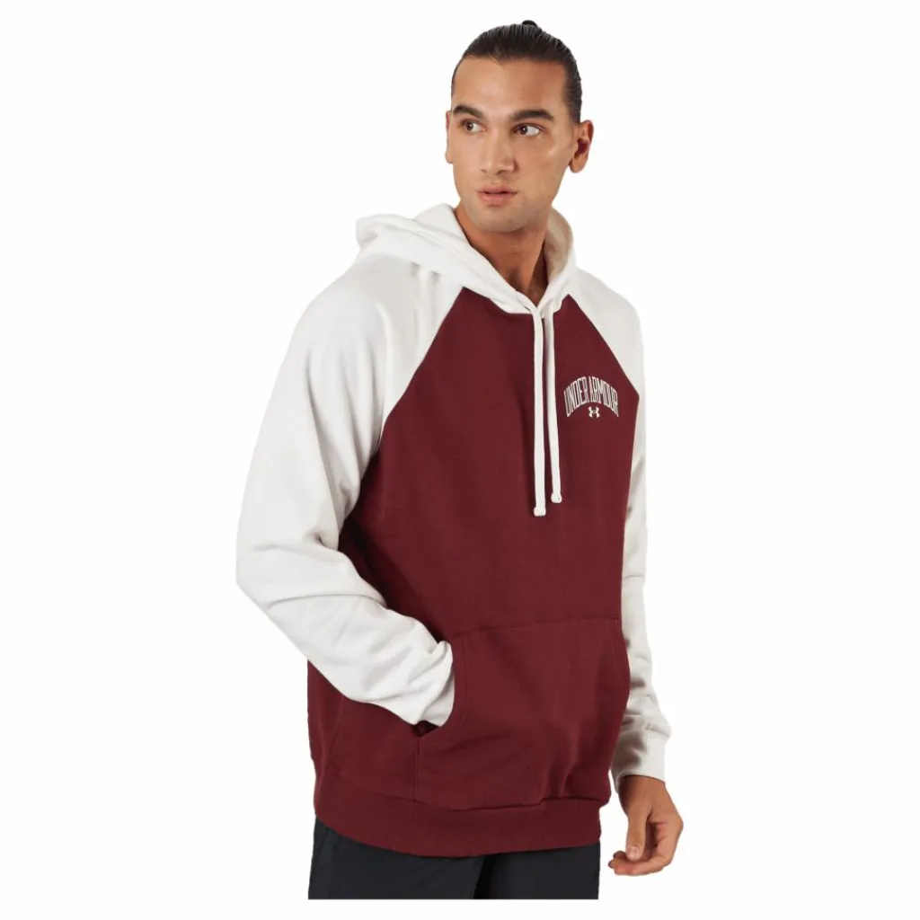 Under Armour Ua Rival Wm Colorblock Hd Chestnut Red* Tröjor|Träning