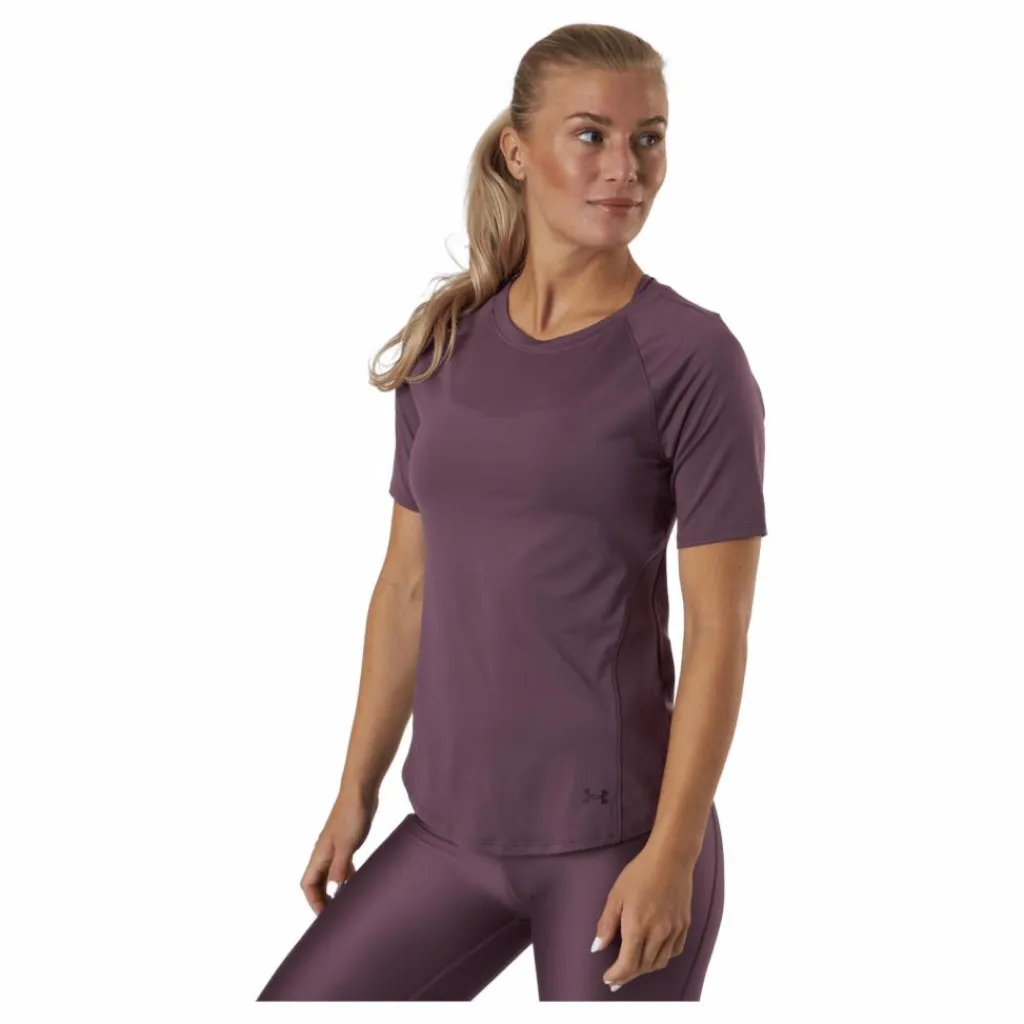 Under Armour Ua Rush Mesh Ss Ash Plum* T-Shirts|Träning