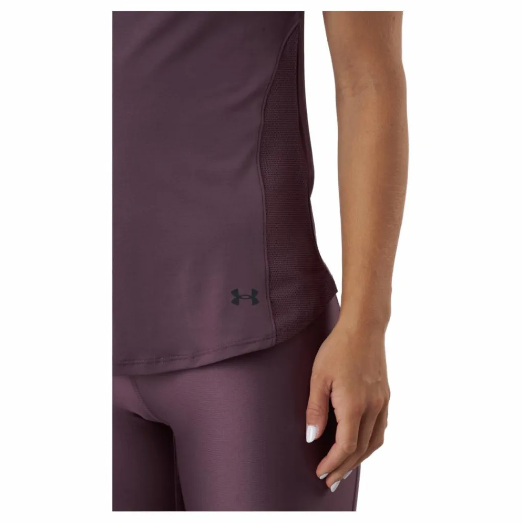 Under Armour Ua Rush Mesh Ss Ash Plum* T-Shirts|Träning