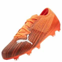 Puma Ultra 2.1 FG/AG Junior Orange/Black*Barn Fotboll|Fotbollsskor