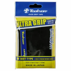 Toalson Ultra Grip 3P Black* Racketsporter|Racket Och Bollar