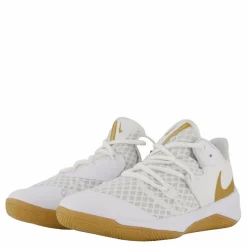 Nike Unisex Hyperspeed Court Indoor White/mtlc Gold* Inomhussporter|Träningsskor