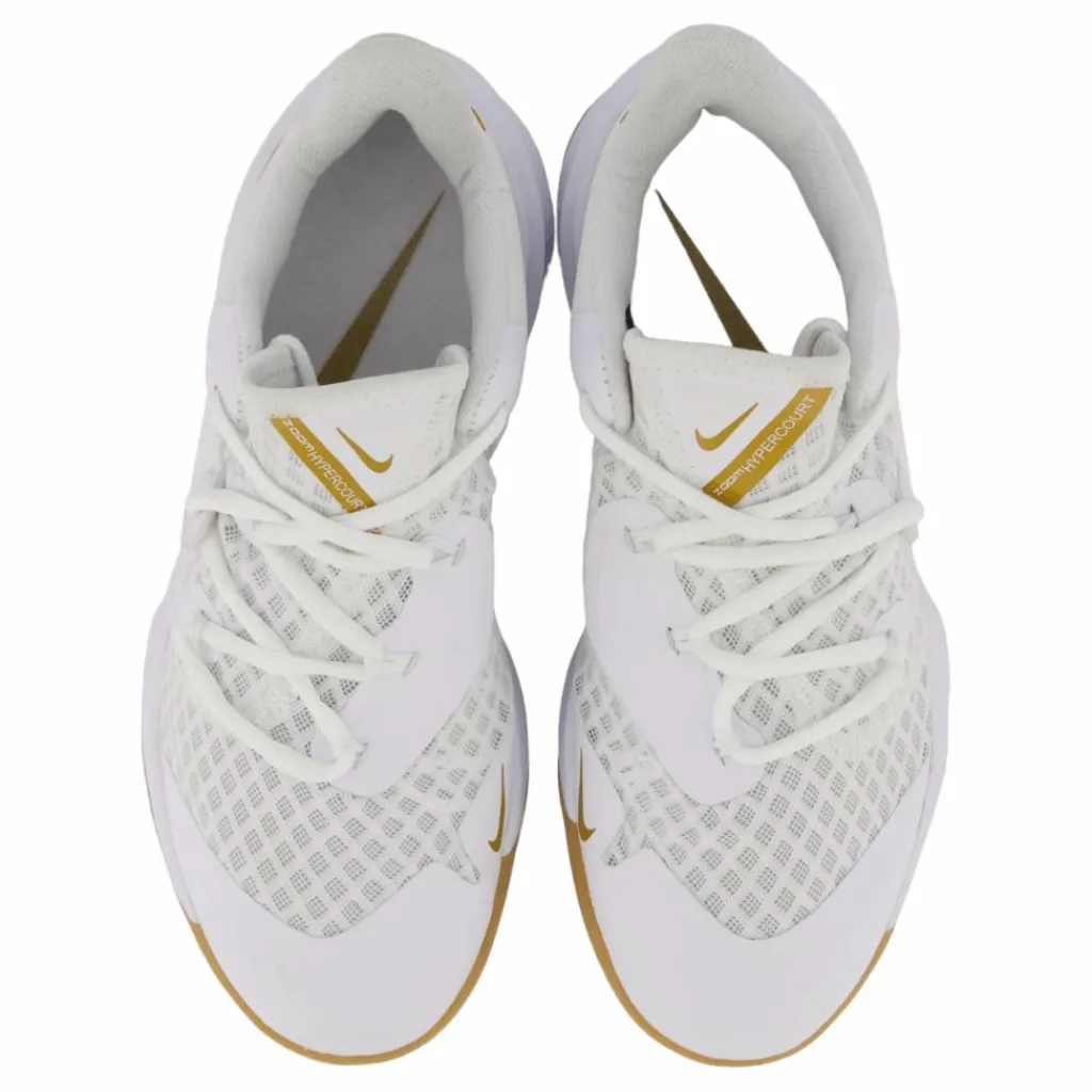 Nike Unisex Hyperspeed Court Indoor White/mtlc Gold* Inomhussporter|Träningsskor