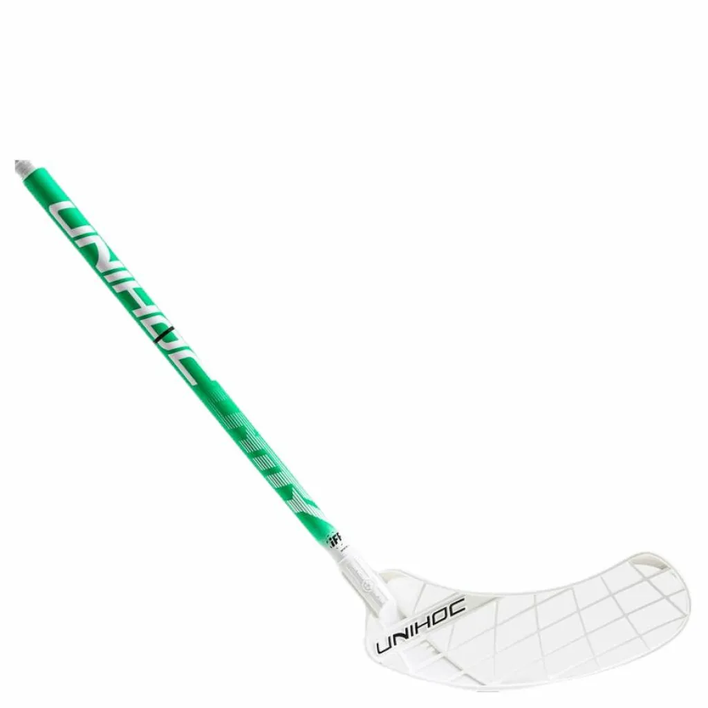 Unihoc Unity Curve 92 cm Flex 35 White/Green* Inomhussporter