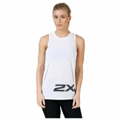 2XU Urban Graphic Singlet White/Black* Löpning|Linnen