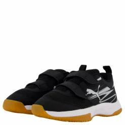 Puma Varion Ii V Jr Indoor Black-cool Light Gray-gum*Barn Fotboll|Träningsskor