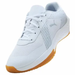 Puma Varion Jr White-glacial Blue-gum* Inomhussporter|Racketsporter