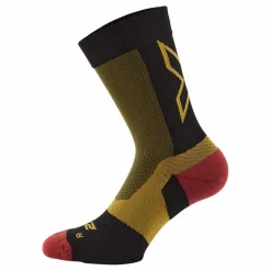2XU Vectr Light Cushion Crew Sock Winter Moss/chilli Oil* Löpning|Träning
