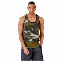 GASP Vintage T-back Patterned/Green* Linnen|Träning