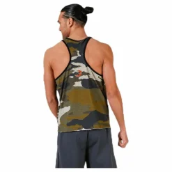 GASP Vintage T-back Patterned/Green* Linnen|Träning