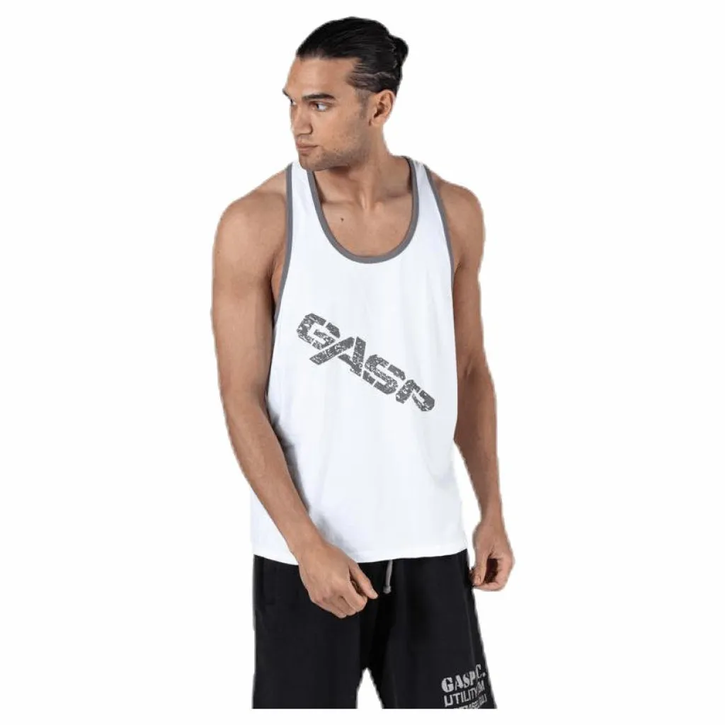 GASP Vintage T-back White* Linnen|Träning