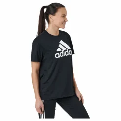 adidas W Bl Boyf T Black/white* T-Shirts|Träning